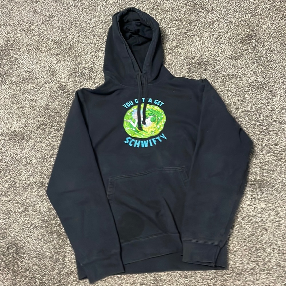 A Rick and Morty hoodie